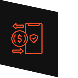 Dollar et une icône mobile